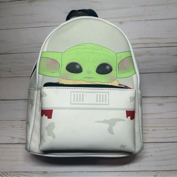 Baby Yoda Funko Star Wars Black Backpack - Picture 1 of 3